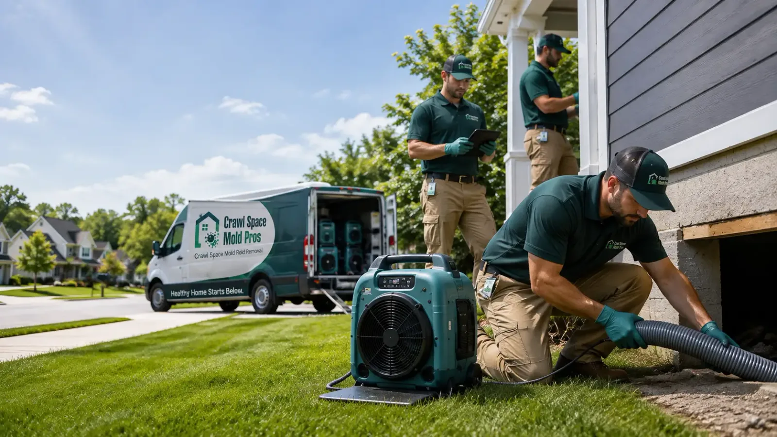 Crawl Space Mold Removal in Grantsburg, IL